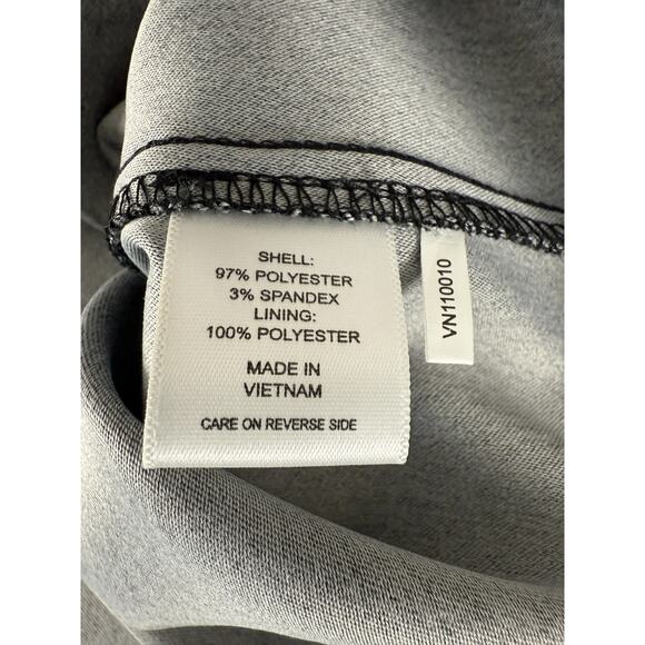 New York Company Plus Sz 18 Dark Floral Print Knee Length Shift Dress Cap Sleeve - Picture 7 of 9